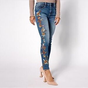 Driftwood Jeans Marylin Skinny Jean Embroidered Women’s Size 31